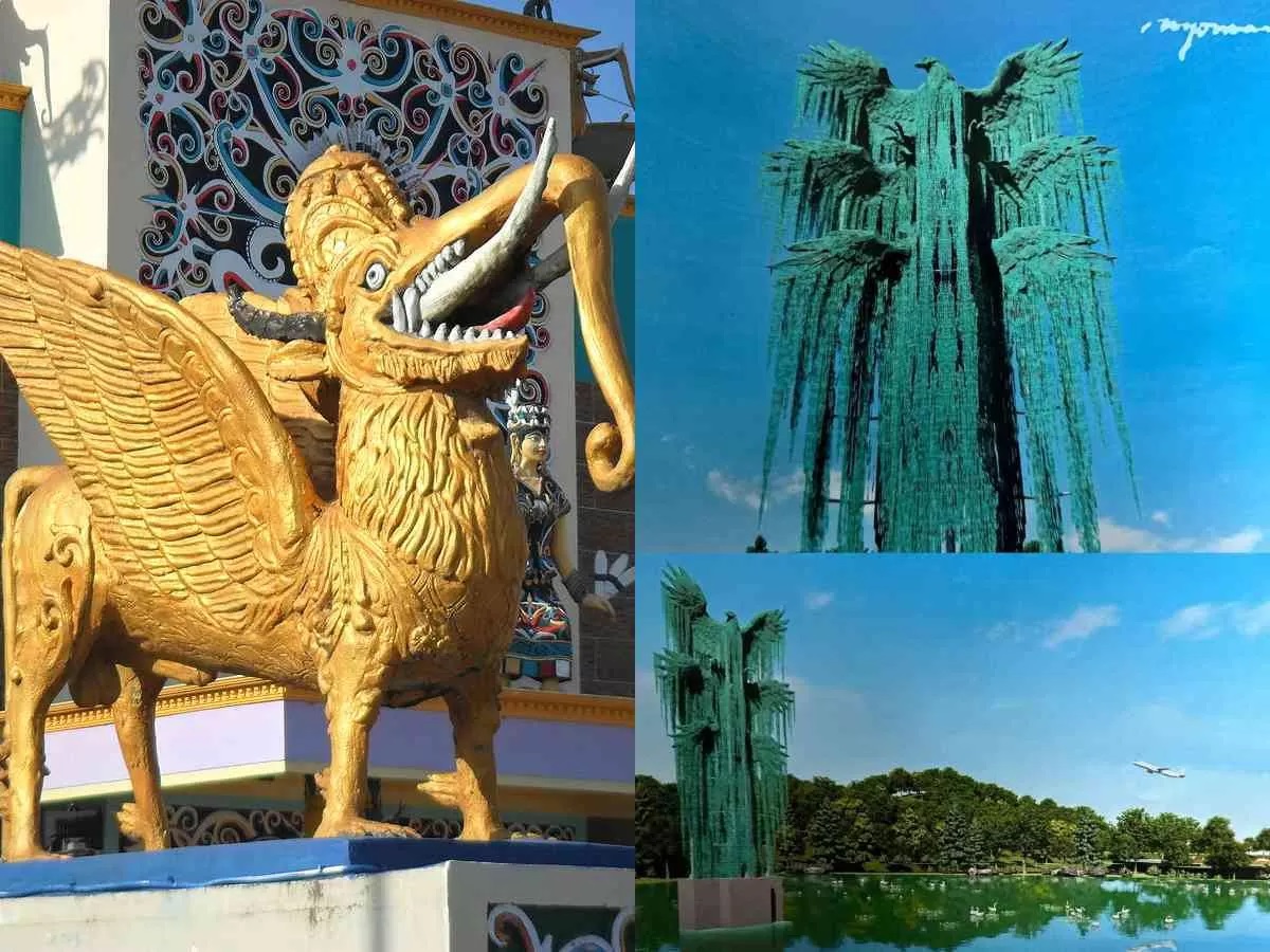 BINATANG MITOS : Patung Lembuswana akan dibangun di bandara yang ada di Balikpapan dan Samarinda. Sementara Patung Garuda Take Off akan dibangun di Bandara IKN. (Foto: Ist)