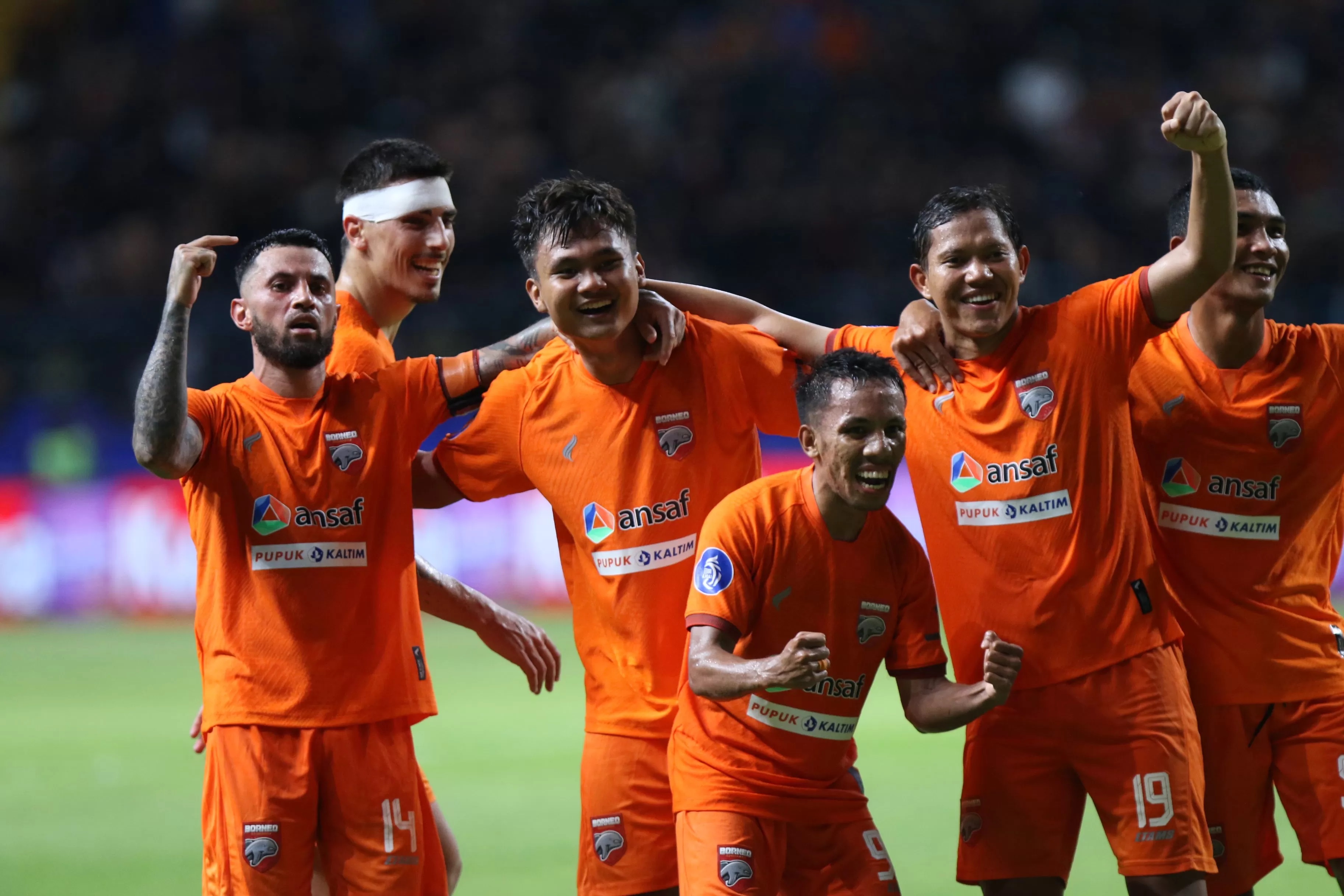 PEMANASAN LIGA: Borneo FC Samarinda tergabung di grup A Piala Presiden 2024. (DONI ADITYA/KP)