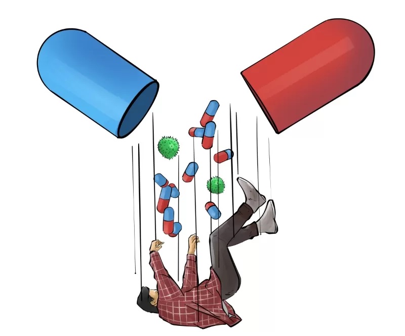 Ilustrasi mabuk kecubung (Ilustrator: Koko/Radar Banjarmasin)
