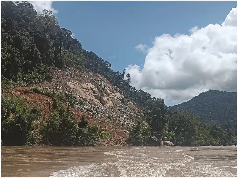 RANCANGAN: Lokasi rencana pembangunan bendungan I PLTA Kayan yang menjadi salah satu fokus pembangunan di Kaltara tahun 2025.