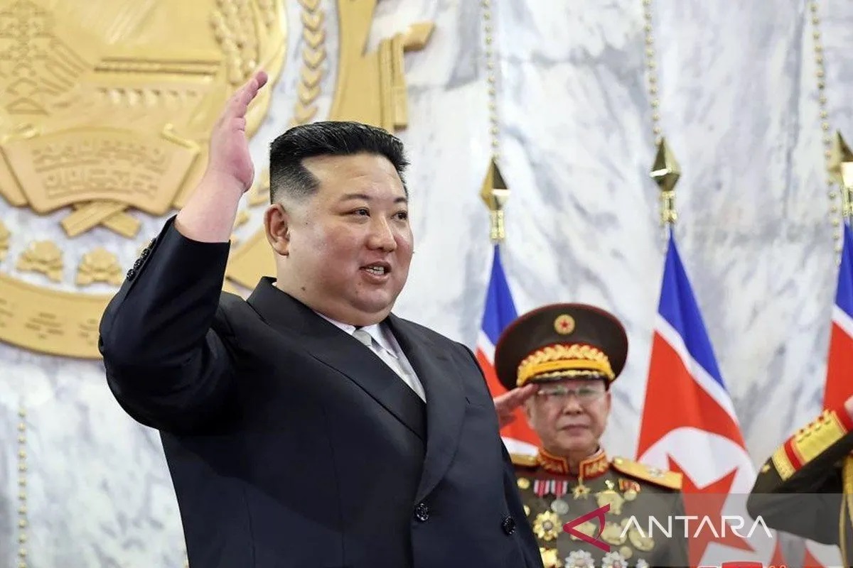 Pemimpin Korea Utara Kim Jong Un. (ANTARA/KCNA via Xinhua/am.)