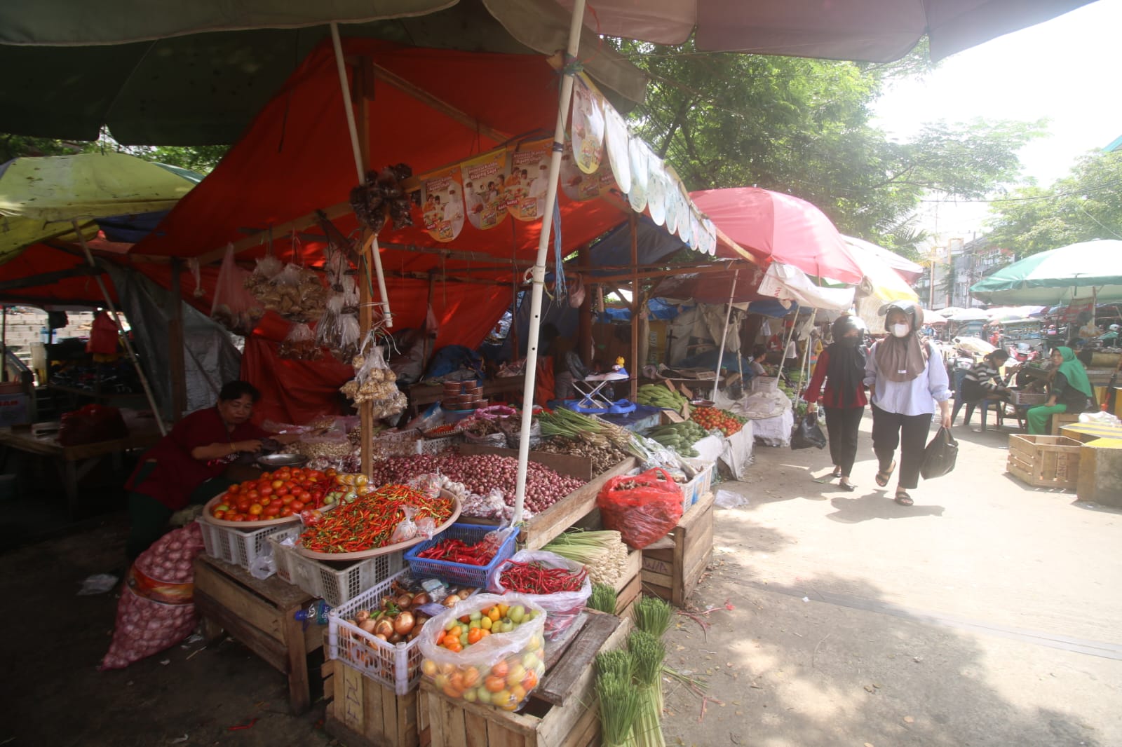 Satgas terpadu akan mulai melakukan penertiban PKL di Pasar Pandansari pada 23 Juli nanti. (Foto : Dokumentasi Kaltim Post)