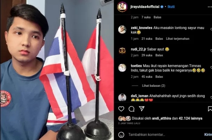 Jirayut.(Instagram @jirayutdaa4official)