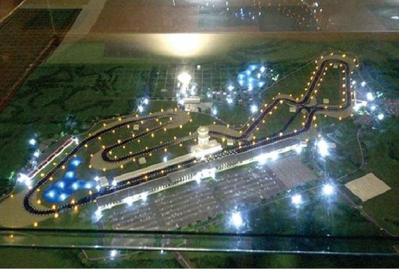 ilustrasi sirkuit Lamaru.