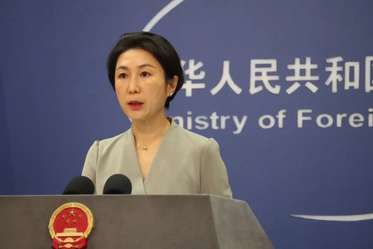 Juru Bicara Kementerian Luar Negeri China Mao Ning (ANTARA/Desca Lidya Natalia)