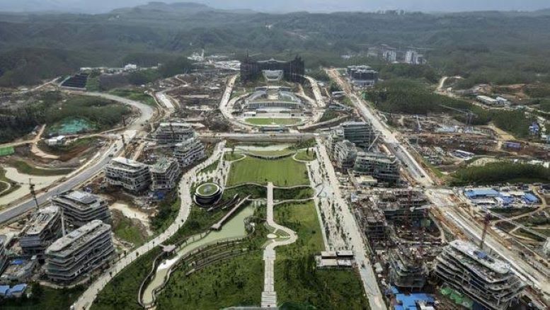 IKN yang terus dibangun. Jokowi mulai berkantor di IKN pada Senin (29/7).