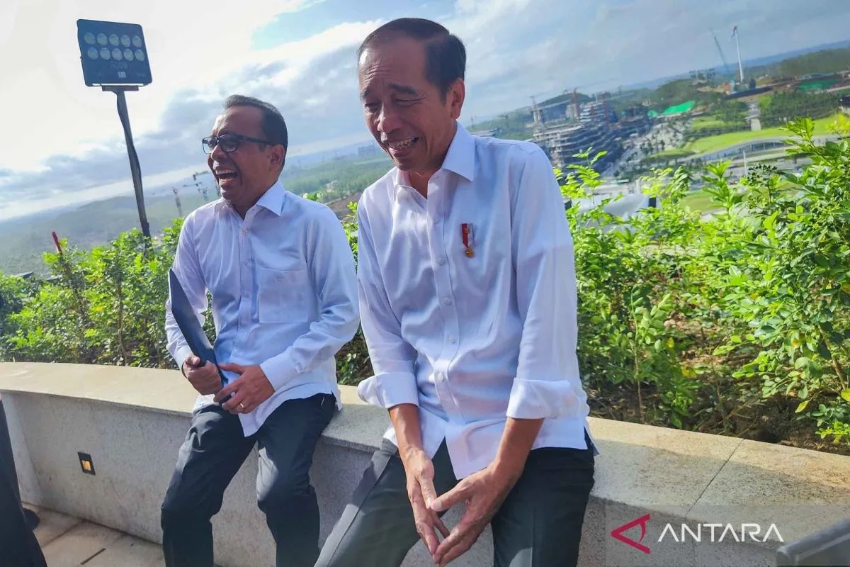Jokowi di IKN.