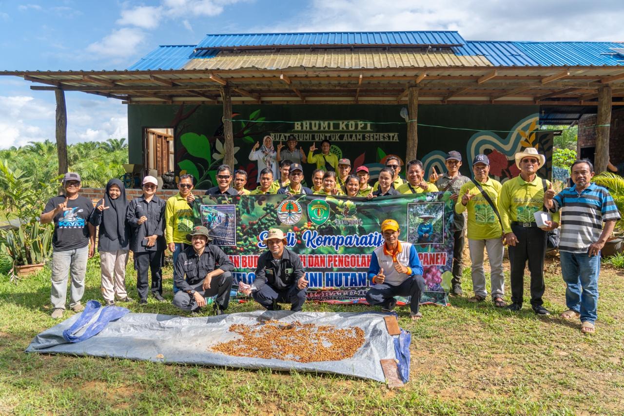 BERBAGI PENGETAHUAN: Studi pengolahan kopi yang dilakukan di Sepaku, PPU.