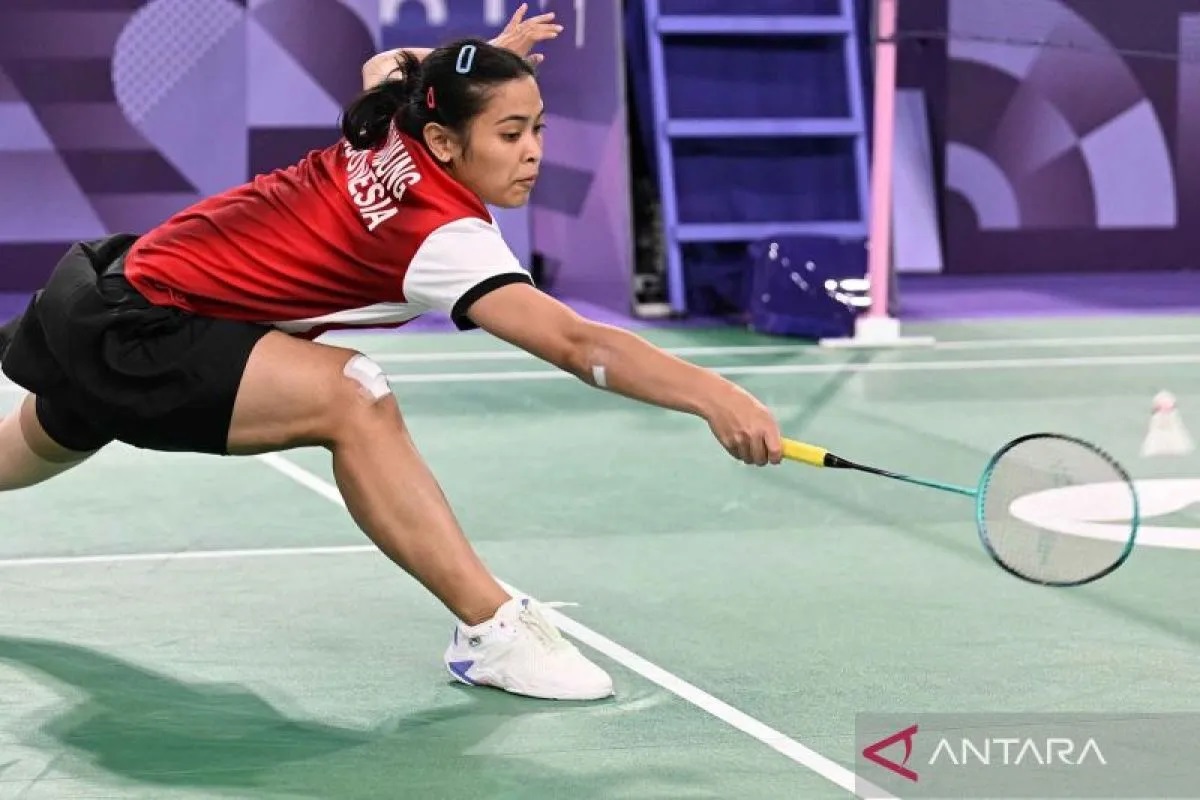 Pebulu tangkis tunggal putri Indonesia Gregoria Mariska Tunjung