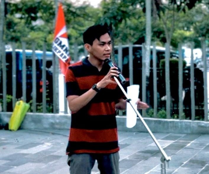 KETUA Gerakan Mahasiswa Nasional Indonesia (GMNI) Balikpapan Maha Sakti Esa Jaya