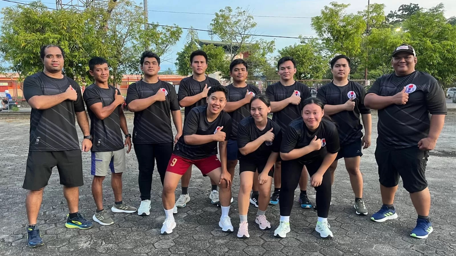 PEGULAT KALTARA: Para pegulat Kaltara yang berhasil lolos ke PON XXI saat ini menjalani TC sentralisasi di Kota Tarakan.