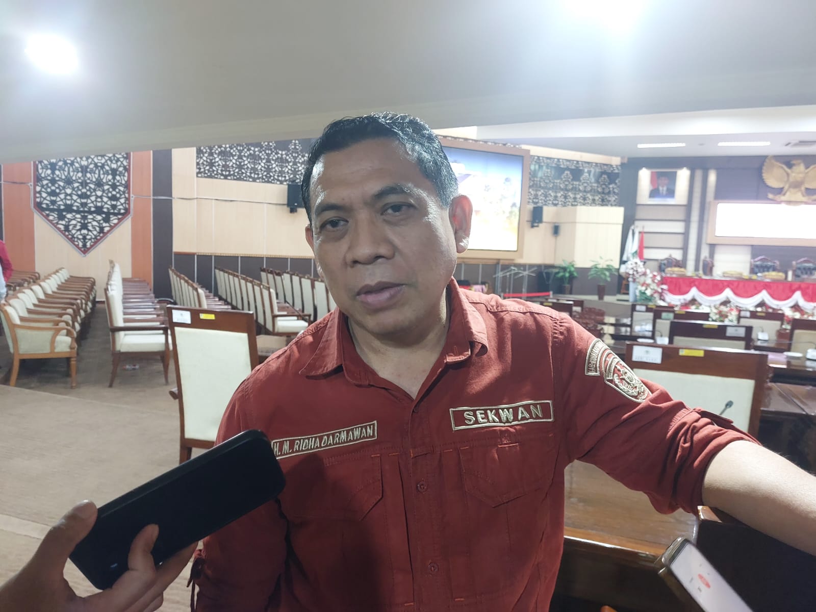 Sekretaris Dewan Kukar Ridha Darmawan (Elmo/Prokal.co)