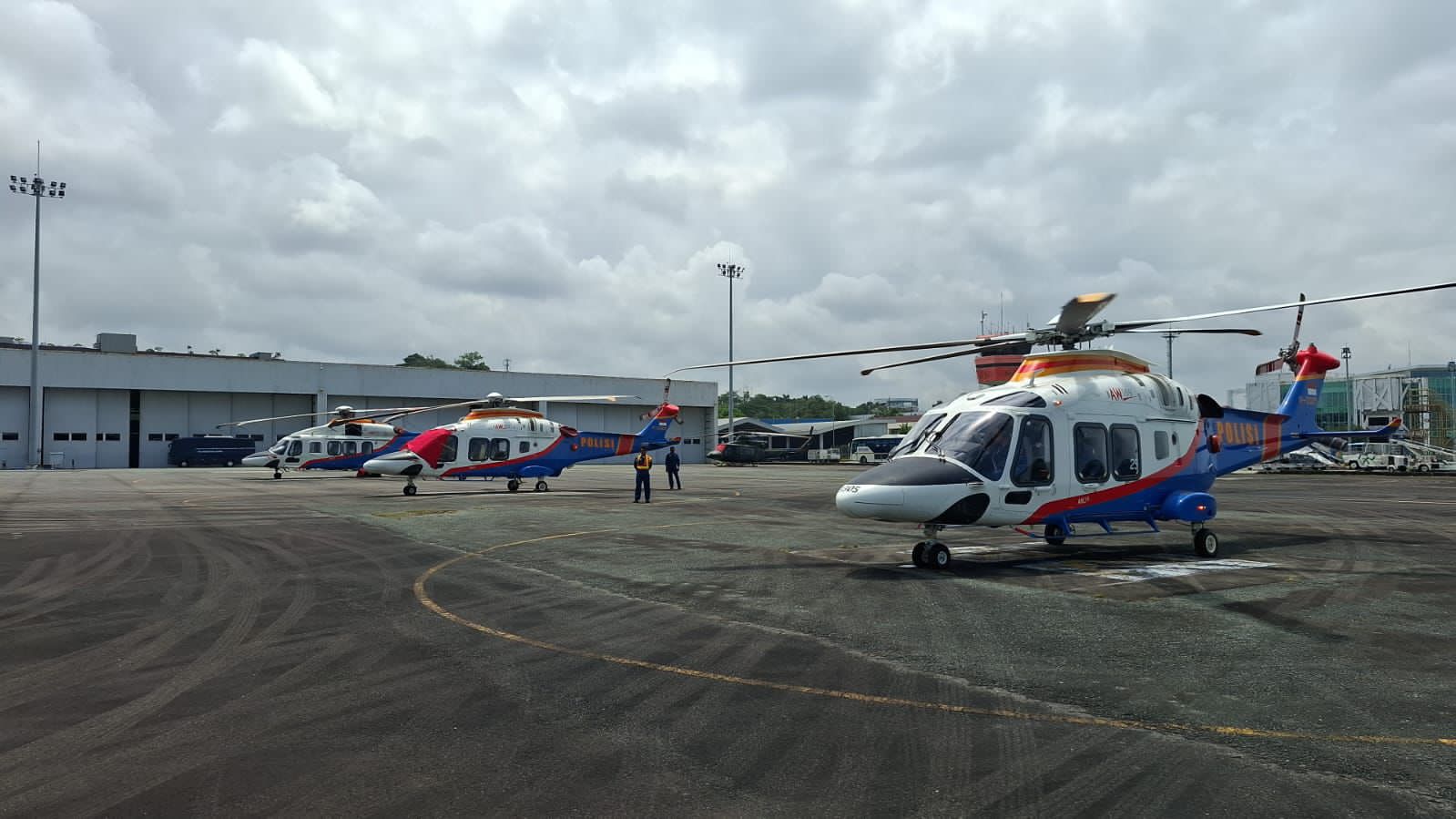 4 unit helikopter disiapkan Baharkam Polri jelang Pelaksanaan Upacara 17 Agustus Di IKN.