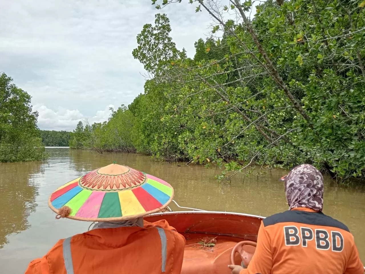 BELUM DITEMUKAN: Pencarian terhadap korban hilang di Sei Menggaris belum membuahkan hasil.