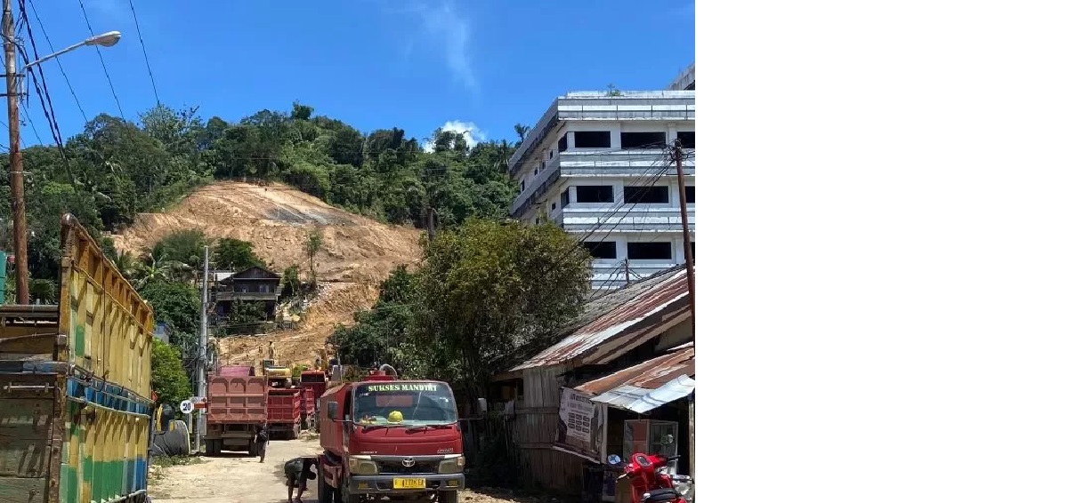 KEJAR TARGET. Proyek terowongan di segmen Jalan Gurami. Berdasarkan skema Multi Years Contract (MYC), kegiatan senilai Rp 395 miliar itu harus sudah selesai tahun ini juga.