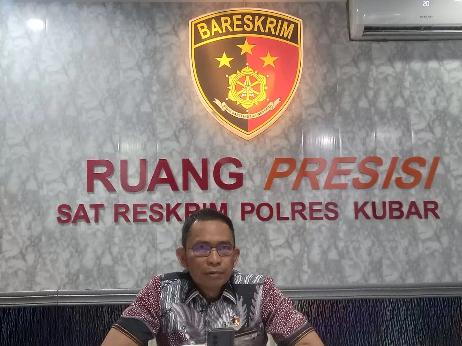 Kasatreskrim Polres Kubar AKP Asriadi (FOTO: SUNARDI/KP)