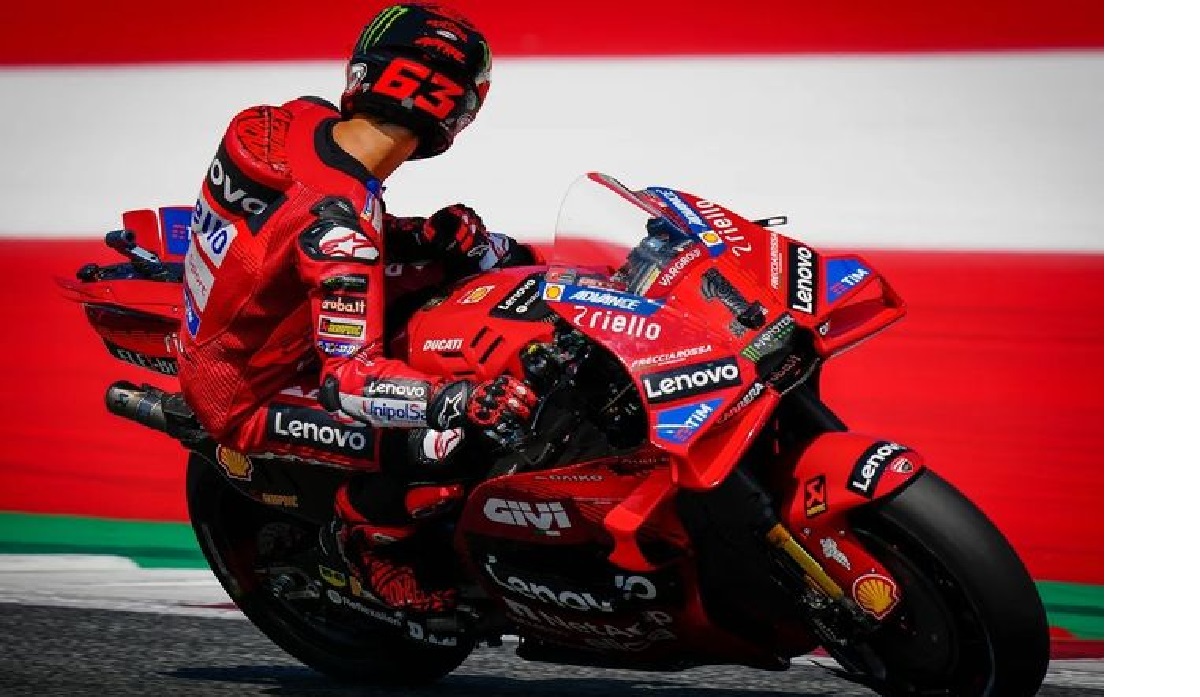 Pembalap Ducati Lenovo Francesco Bagnaia.