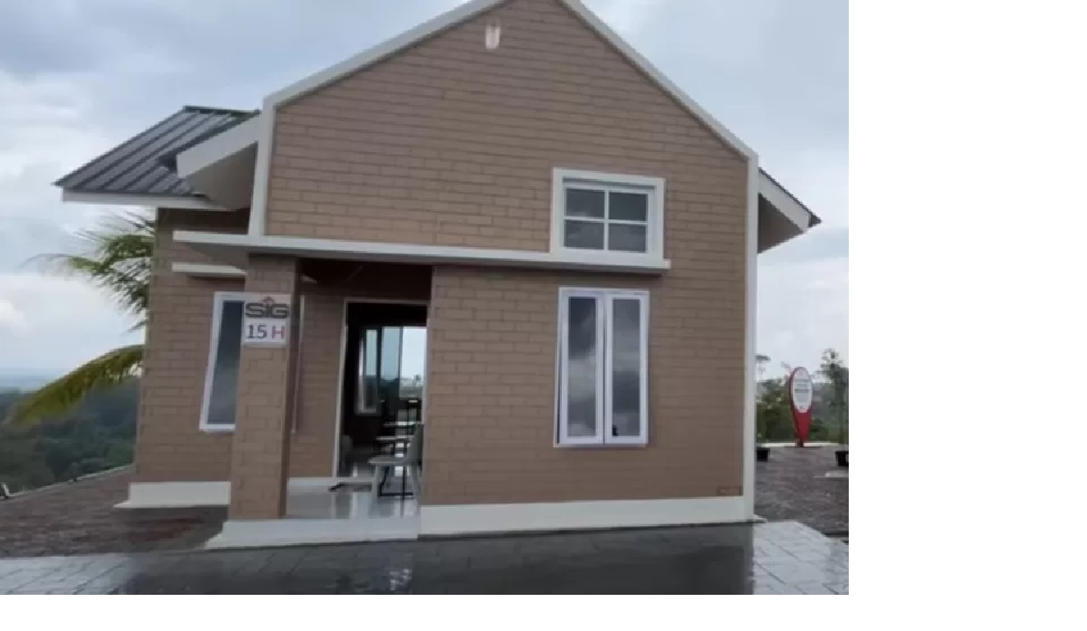 Rumah subsidi bata interlock yang segera dibangun di IKN, punya harga terjangkau yakni Rp182 juta saja. (YouTube Kompas.com)