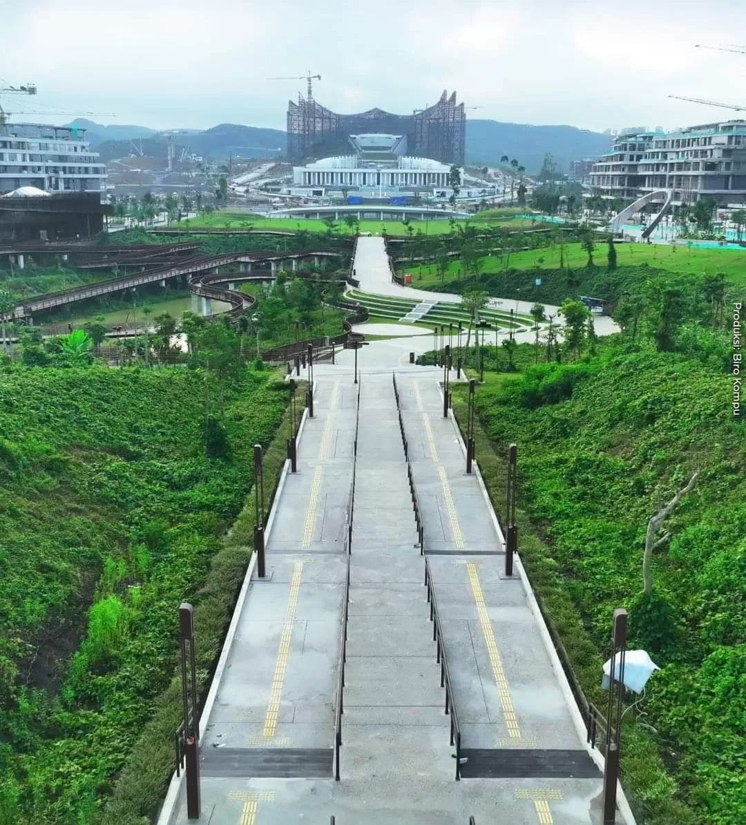MEGA PROYEK:Kawasan pembangunan IKN Nusantara di Sepaku, PPU akan ditutup sementara hingga September 2024.(FOTO:ISTIMEWA)