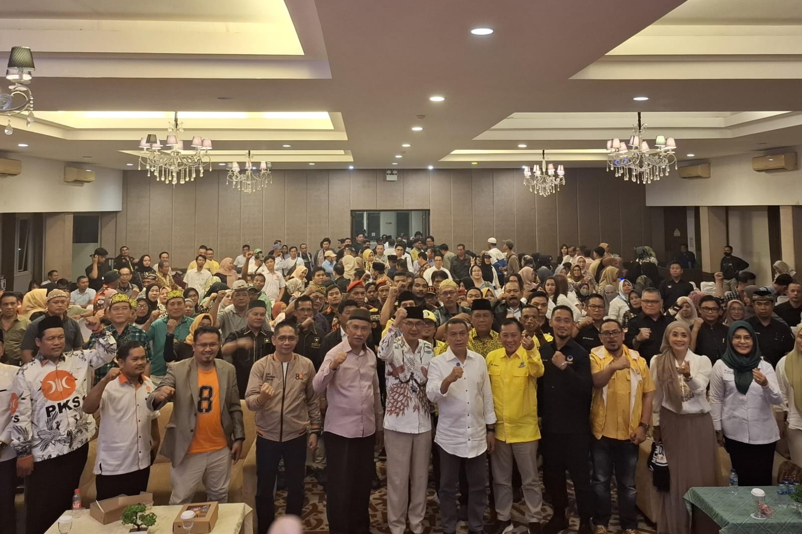 Koalisi KIM Plus di Kukar mengusung Dendi Suryadi dan Alif Turiadi sebagai Bapaslon Bupati dan Wakil Bupati (Elmo/Prokal.co)