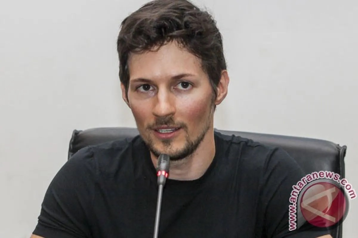 CEO Telegram Pavel Durov. ANTARA/Galih Pradipta