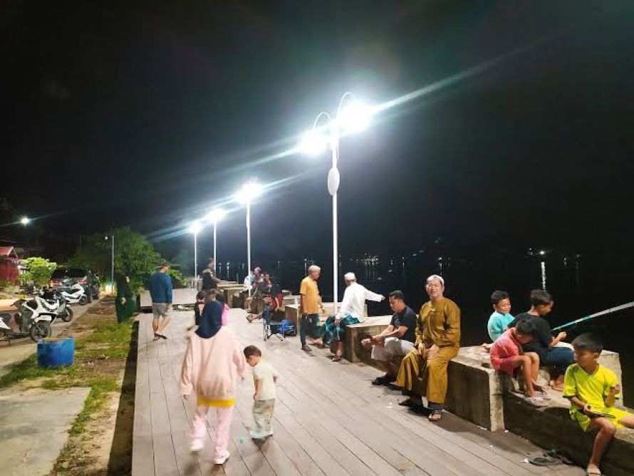 Teras Tepian Indah Desa Kota Bangun Ulu (Istimewa)