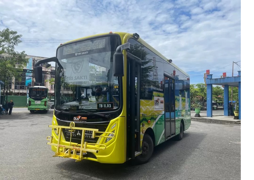BUS TAYO:BTS Banjarbakula akan melayani rute perjalanan sampai ke Terminal H Soemarsono PA di Pelaihari per 1 September 2024.(Foto:Dishub Kalsel untuk Radar Banjarmasin)
