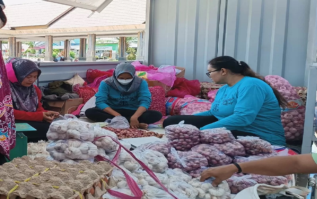 STATISTIK: Bawang merah menjadi salah satu penyumbang deflasi di Kaltara pada Agustus 2024.