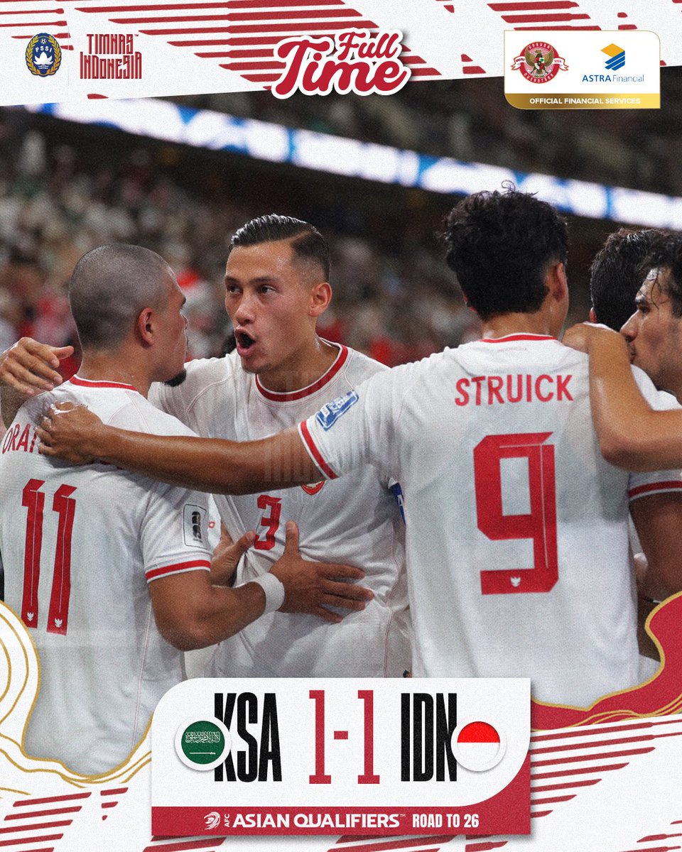 Jay Idzes menjadi kapten timnas saat berhadapan dengan Arab Saudi.