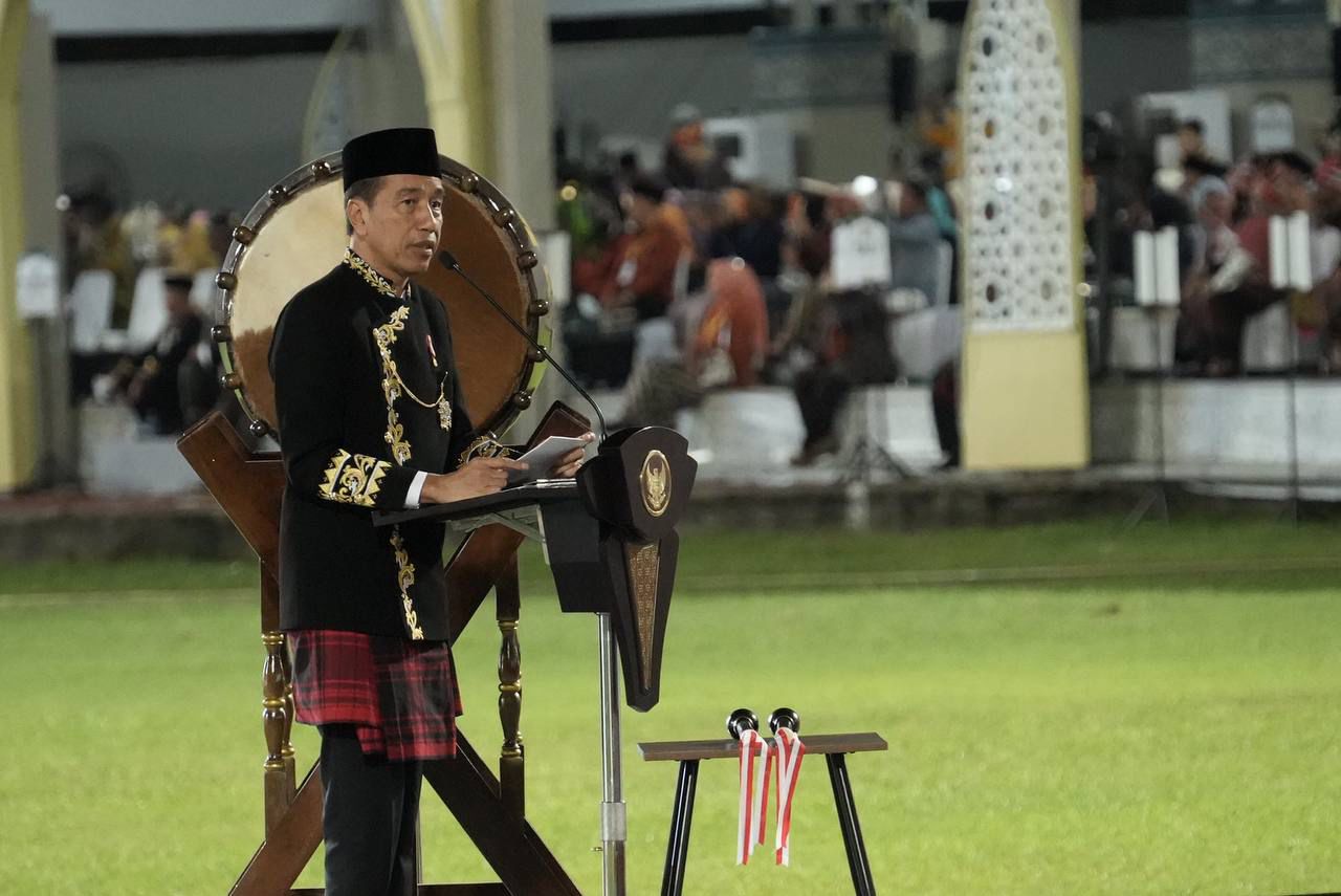 Joko Widodo membuka MTQN di Samarinda.
