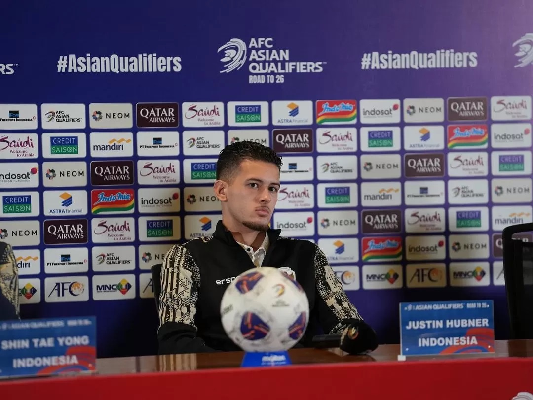 TIDAK TAKUT: Justin Hubner dkk siap menghadapi Australia di SUGBK, Selasa malam (10/9/2024). (Foto: IG/JustinHubner5)