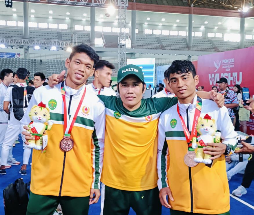 Atlet wushu Kaltim menyumbang dua perunggu pada PON 2024.