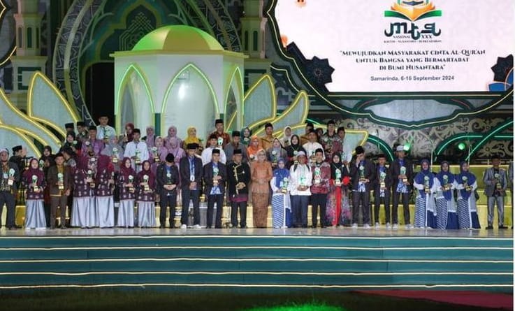 Penutupan MTQ XXX di Samarinda.