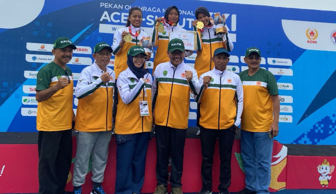 Cabor panahan sudah menyumbangkan dua emas bagi Kaltim pada PON XXI/2024 Aceh-Sumut.