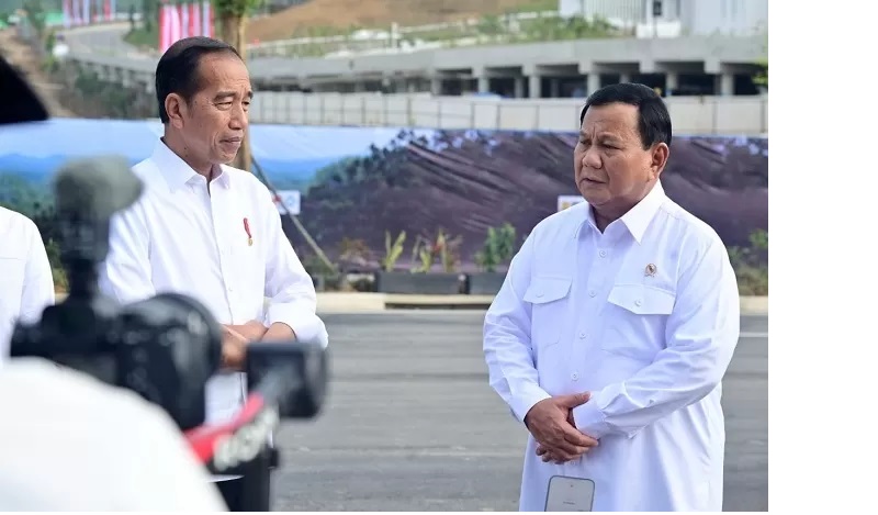 TUGAS PRABOWO?: Keppres pemindahan ibu kota negara belum ditandatangani Presiden Jokowi, dengan alasan infrastruktur maupun sarana pendukung di IKN yang belum siap. (Setpres RI)