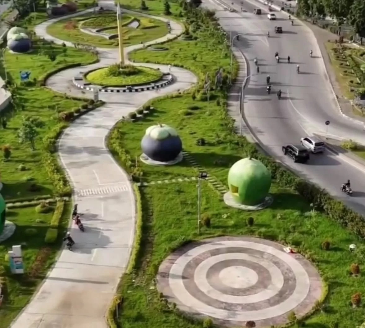 PERLU PEMELIHARAAN. Keberadaan ruang terbuka hijau di Samarinda masih sangat minim perawatan. (IST)