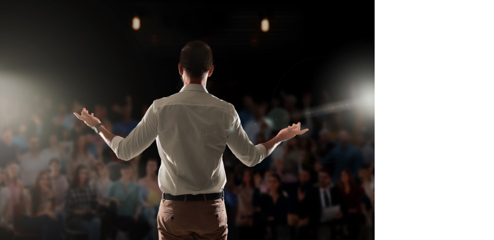 ilustrasi public speaking