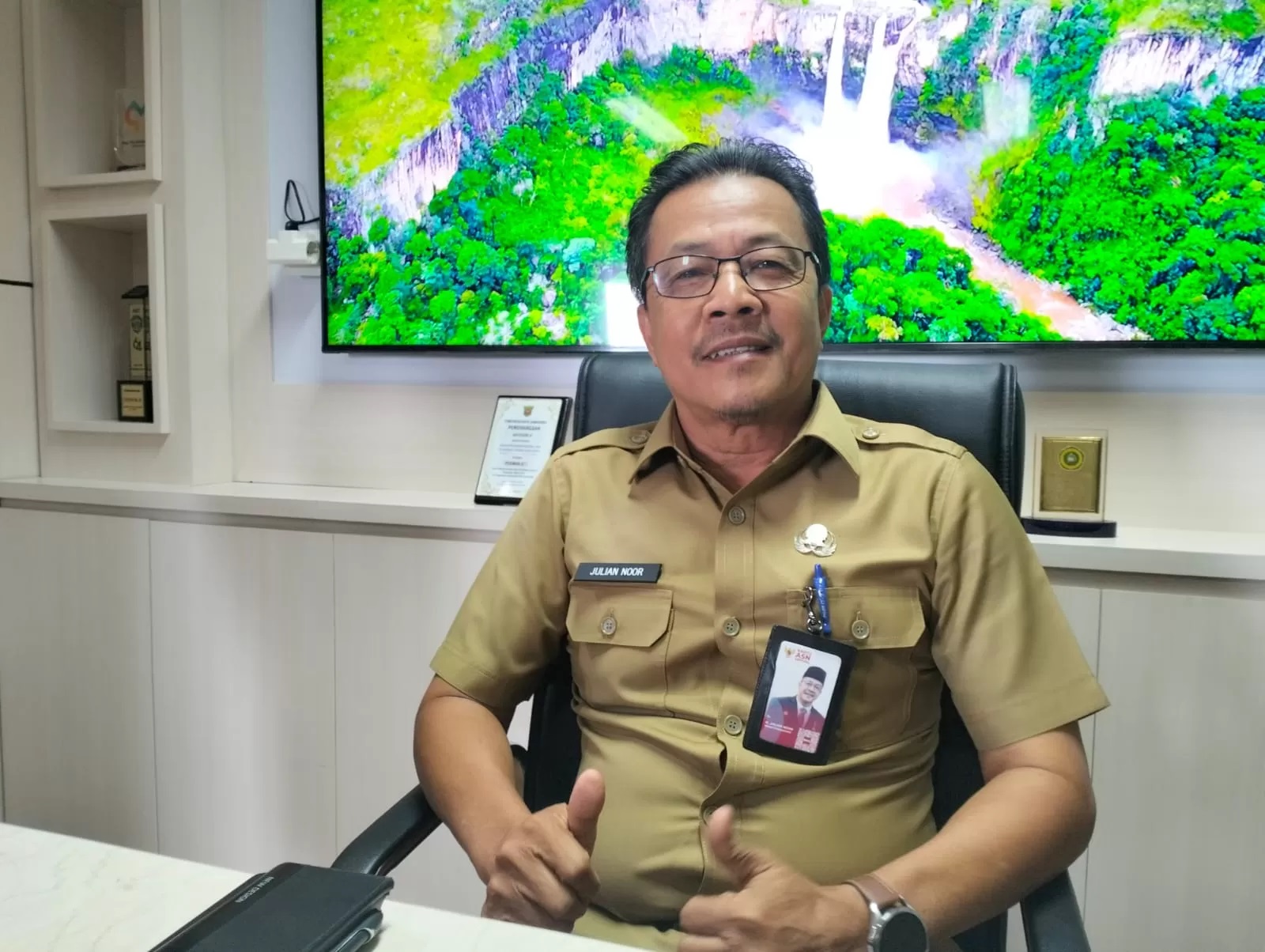 Pelaksana Tugas (Plt) Kepala Badan Kepegawaian dan Pengembangan Sumber Daya Manusia (BKPSDM) Kota Samarinda, Julian Noor.