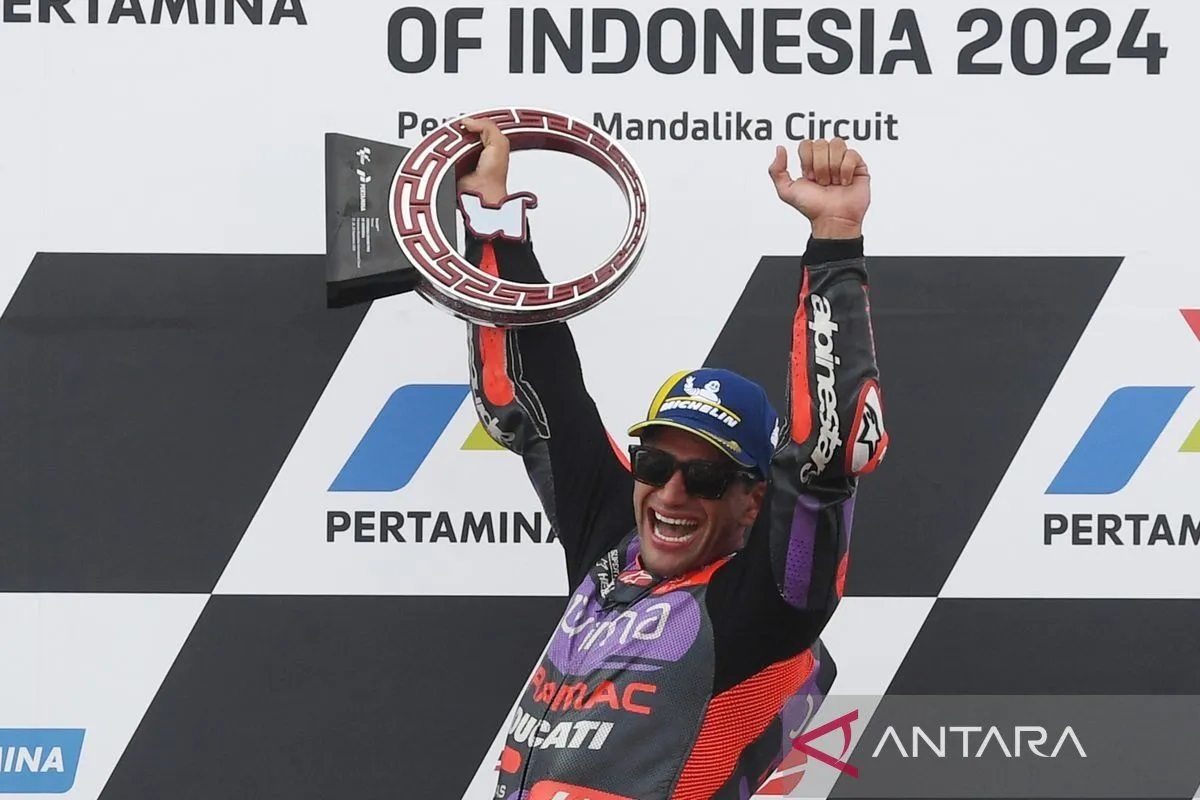 Jorge Martin juara di Mandalika.