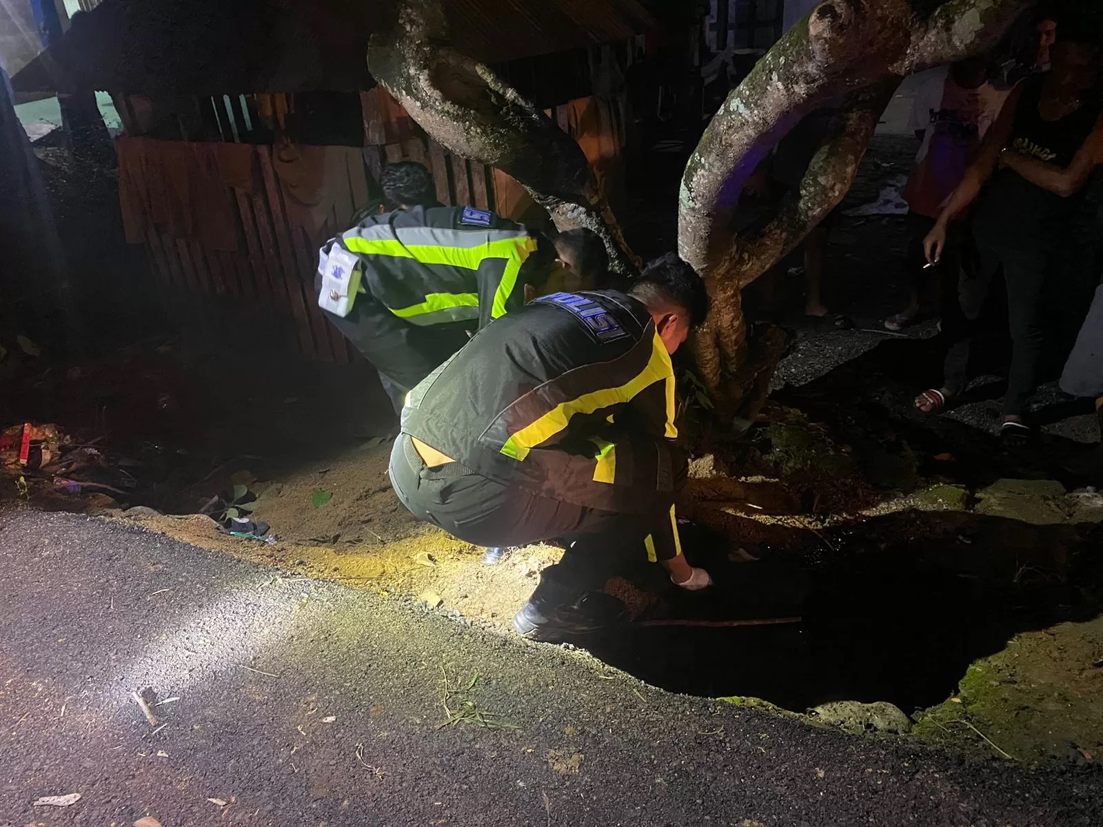 TKP: Kasus kecelakaan maut ini telah ditangani pihak Satlantas Polres HST. (Polres HST untuk Radar Banjarmasin)