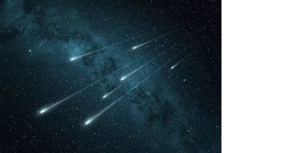 ilustrasi hujan meteor