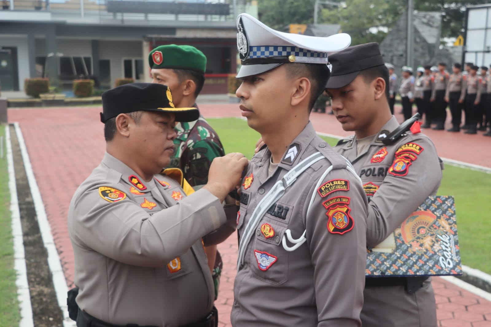 Apel gelar pasukan Polres Kukar terhadap Operasi Zebra Mahakam Tahun 2024 (Istimewa)