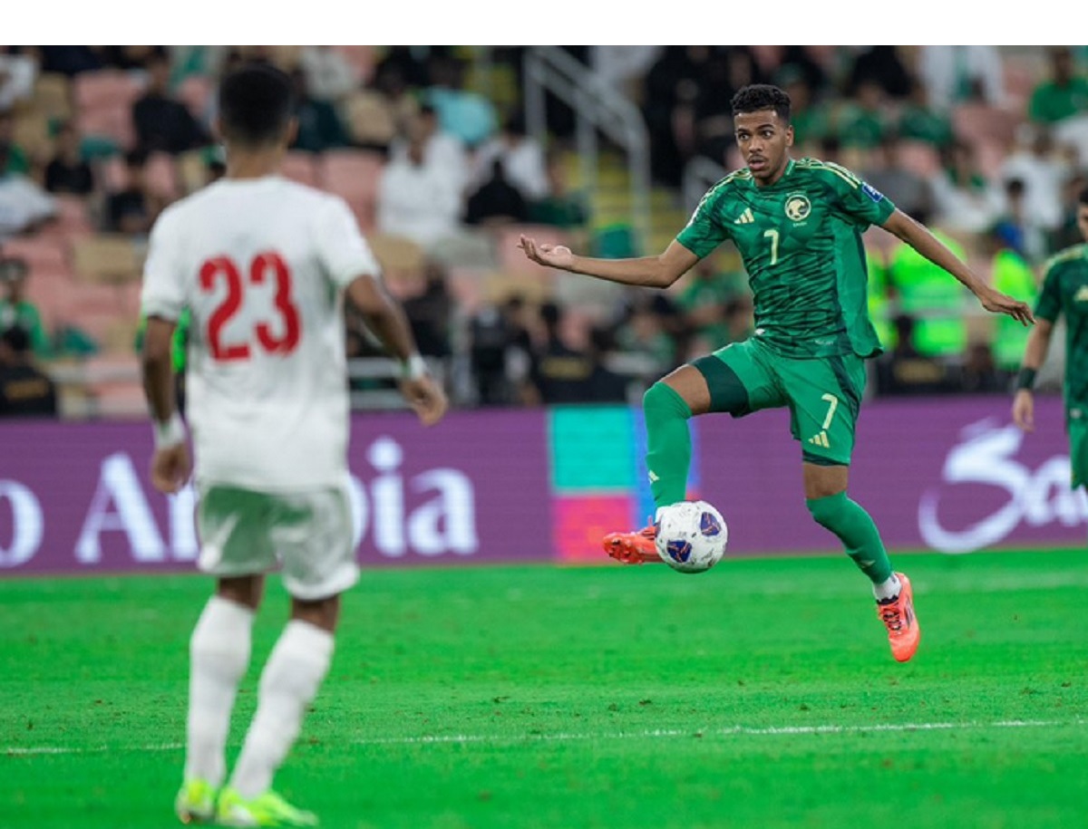 Laga Timnas Arab Saudi vs Bahrain berakhir 0-0. (Foto: X/SaudiNT)