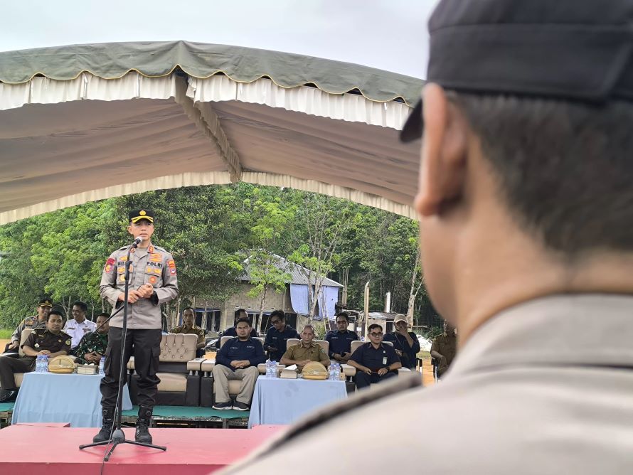 Kapolres Balangan, AKBP Riza Muttaqin.(Foto:M Dirga/Radar Banjarmasin)