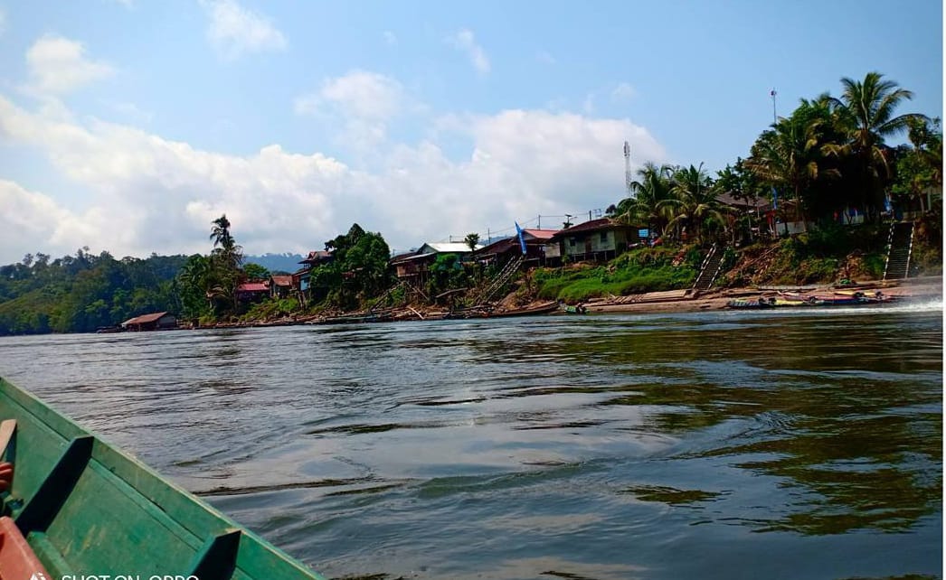 Pemandangan Long Isun Kecamatan Long Pahangai Mahakam Ulu (foto: IG Jeagustine)