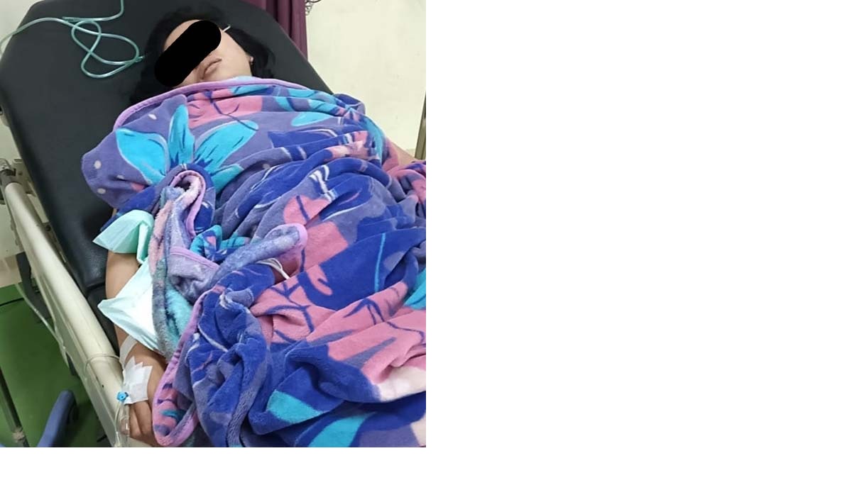 Korban dalam perawatan.