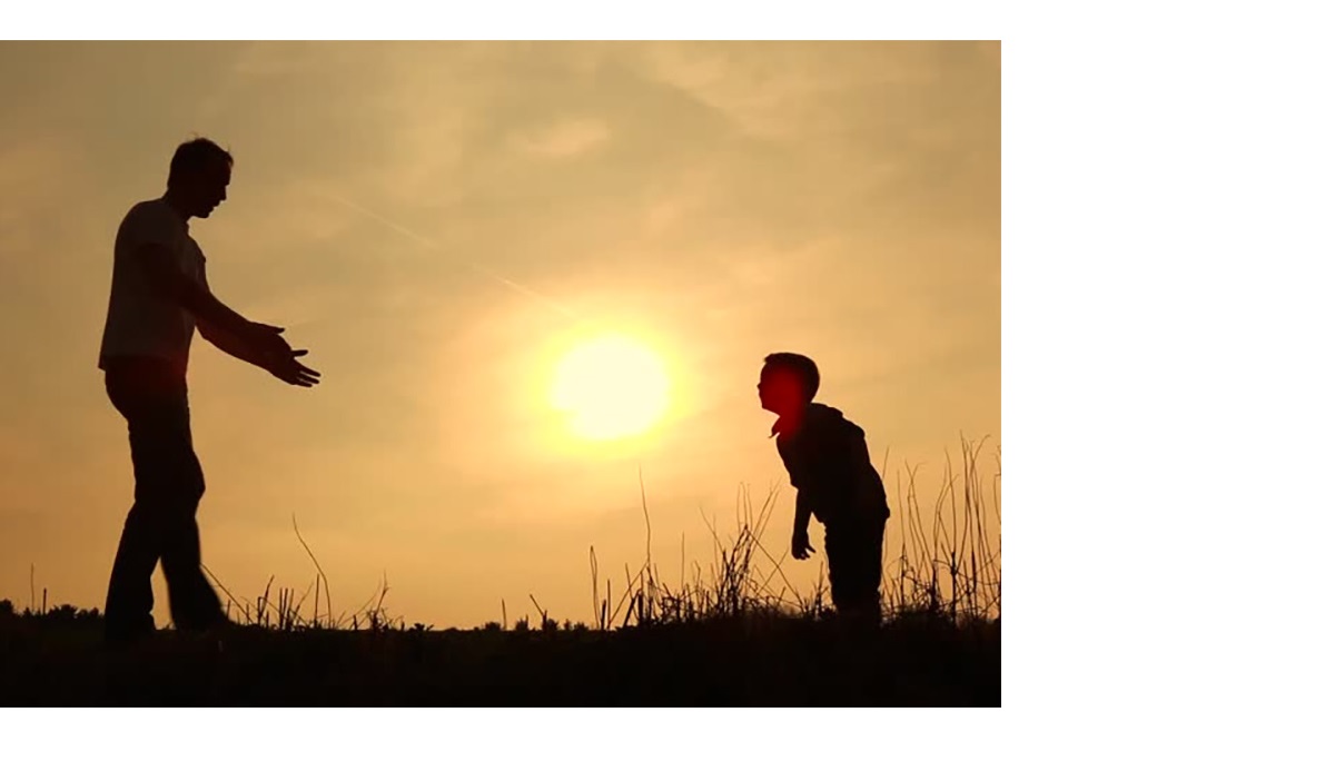 ilustrasi ayah dan anak
