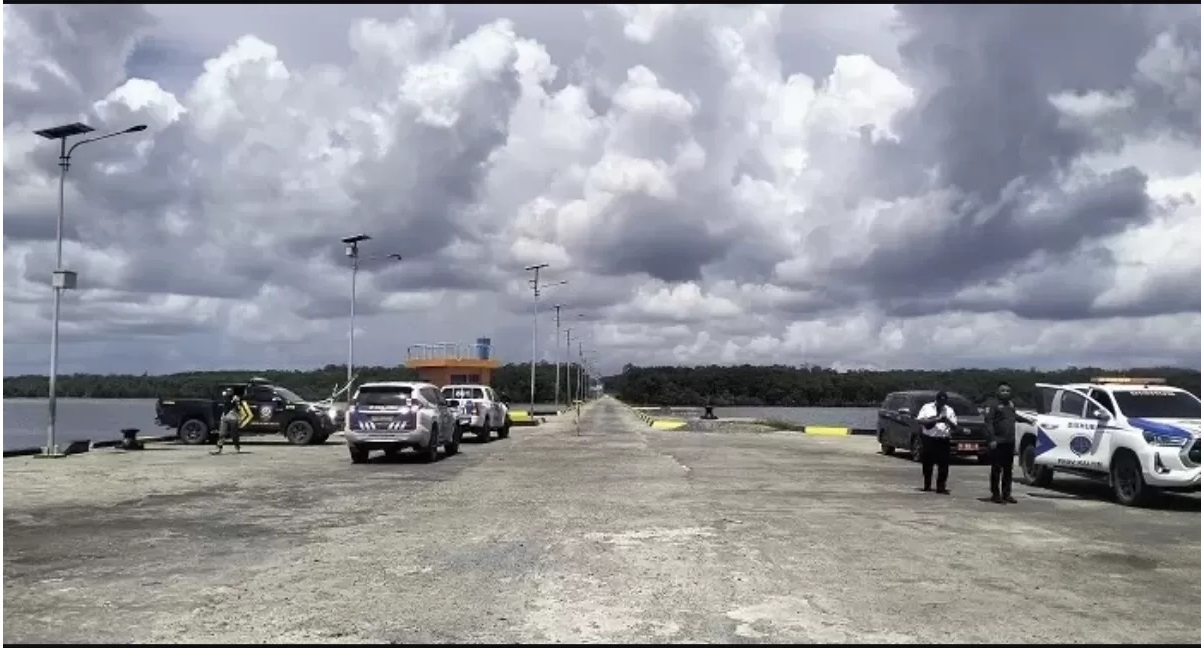 IZIN KELUAR: Meski telah mengantongi izin operasional, namun Pelabuhan KEK Maloy disebut terdapat banyak kekurangan di mata investor. (FOTO: DOK/KP)