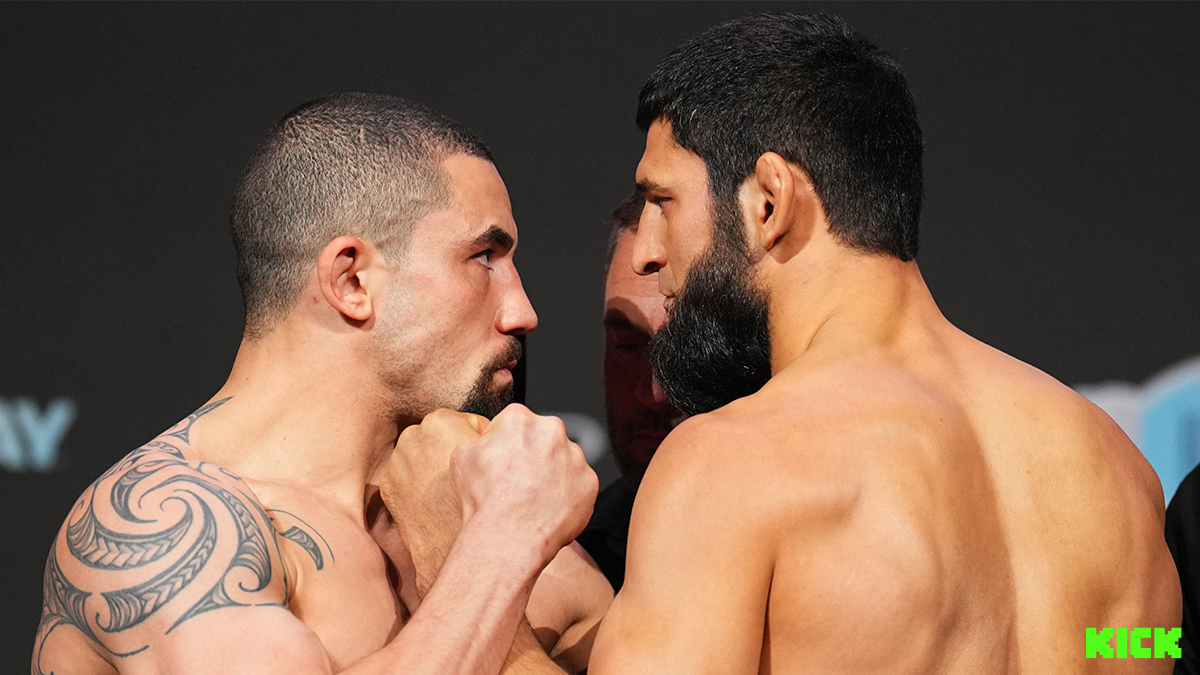 Khamzat (kanan) akan bertarung dengan Whittaker (kiri)