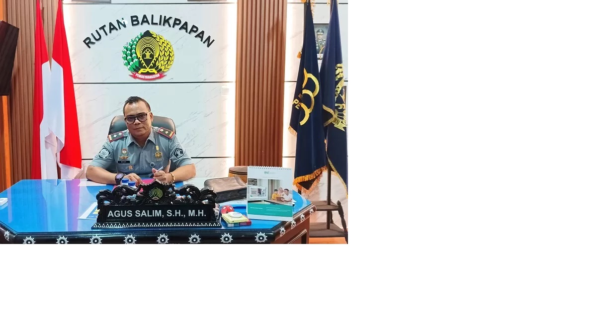 Kepala Rutan Kelas IIA Balikpapan, Agus Salim. (Syahrul/KP)